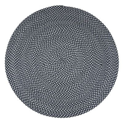 Allen kör alakú szőnyeg - fekete/fehér