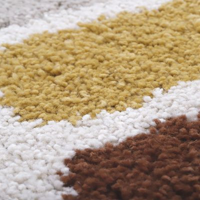 Bohém szivárványos kör alakú szőnyeg