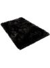 Shaggy szőnyeg Bright Black 15x15 cm minta