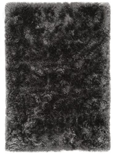Shaggy szőnyeg Bright Charcoal 200x300 cm
