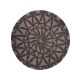 Shaggy szőnyeg Swirls Charcoal 160x160 cm