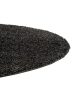 Shaggy szőnyeg Swirls Charcoal o 200 cm kör alakú