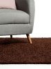 Shaggy szőnyeg Swirls Brown 120x170 cm