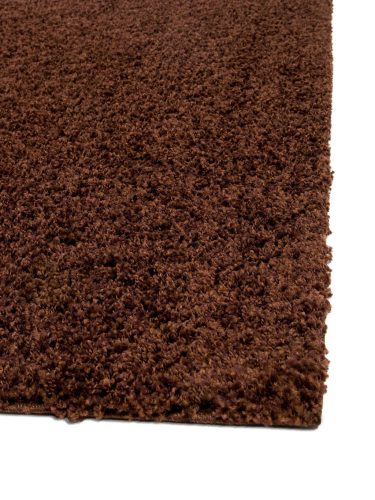 Shaggy rug Swirls Brown 120x170 cm