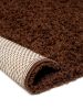 Shaggy rug Swirls Brown 120x170 cm