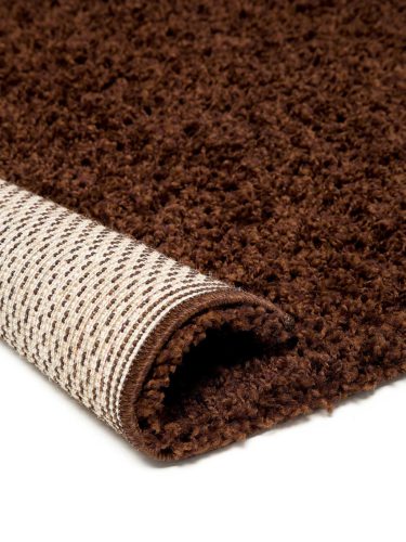 Shaggy rug Swirls Brown 120x170 cm