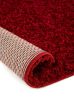 Shaggy szőnyeg Swirls Dark Red 15x15 cm minta