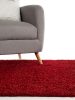 Shaggy szőnyeg Swirls Dark Red 120x170 cm