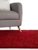 Shaggy rug Swirls Dark Red 133x190 cm