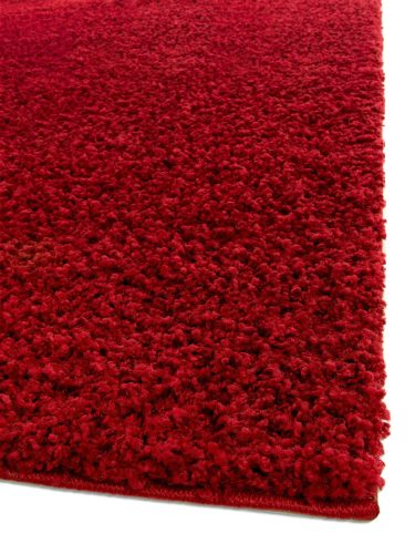 Shaggy rug Swirls Dark Red 133x190 cm