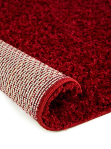 Shaggy rug Swirls Dark Red 133x190 cm