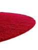 Shaggy rug Swirls Dark Red ø 200 cm round