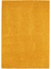 Shaggy szőnyeg Swirls Yellow 15x15 cm minta