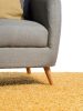 Shaggy rug Swirls Yellow ø 200 cm round