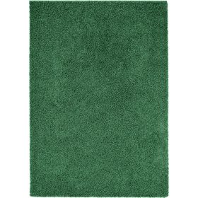 Shaggy rug Swirls Green 120x170 cm