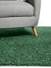 Shaggy rug Swirls Green 133x190 cm