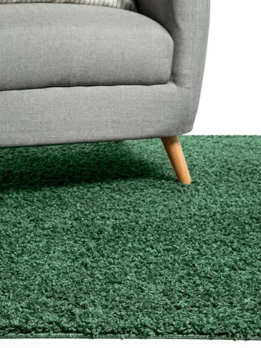 Shaggy rug Swirls Green 133x190 cm