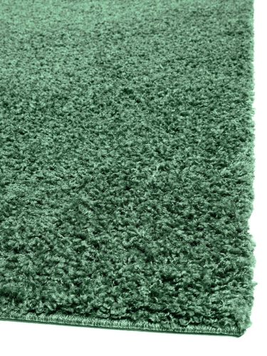 Shaggy rug Swirls Green 133x190 cm