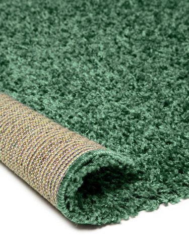 Shaggy rug Swirls Green 133x190 cm