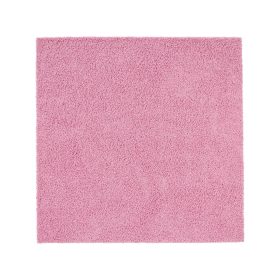 Shaggy rug Swirls Rose 160x160 cm