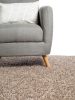 Shaggy rug Swirls Taupe 120x170 cm