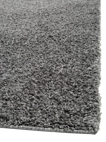 Shaggy rug Swirls Dark Grey 80x150 cm