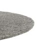 Shaggy rug Swirls Dark Grey ø 200 cm round