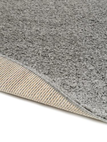 Shaggy rug Swirls Dark Grey ø 200 cm round