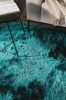 Shaggy szőnyeg Whisper Turquoise 15x15 cm minta
