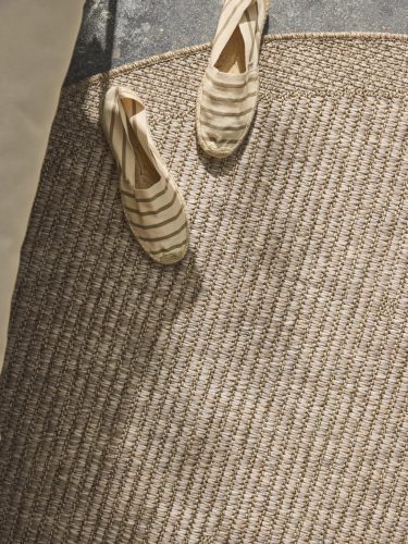 In- & Outdoor Rug Naoto Beige ø 120 cm round