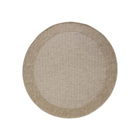 In- & Outdoor Rug Naoto Beige ø 160 cm round