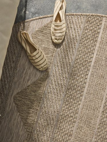 In- & Outdoor Rug Naoto Beige ø 200 cm round