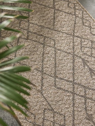 In- & Outdoor Runner Naoto Beige 80x240 cm