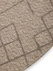 In- & Outdoor Rug Naoto Beige ø 120 cm round