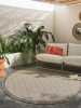 In- & Outdoor Rug Naoto Beige ø 200 cm round