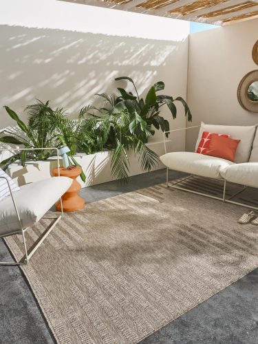 In- & Outdoor Rug Naoto Beige 15x15 cm Sample