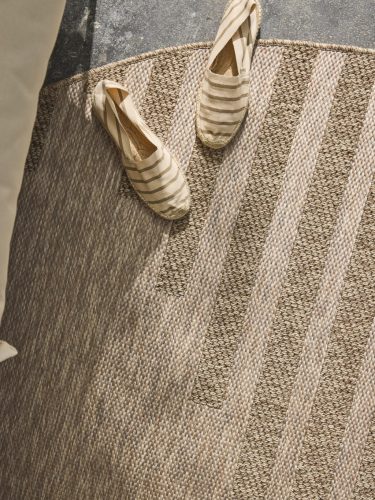 In- & Outdoor Rug Naoto Beige ø 120 cm round