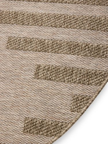 In- & Outdoor Rug Naoto Beige ø 120 cm round