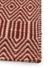 Síkszövött szőnyeg Sloan Dark Red 100x150 cm