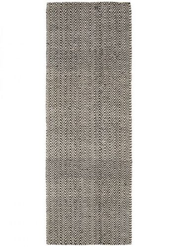 Ives szőnyeg Black/White 66x200 cm