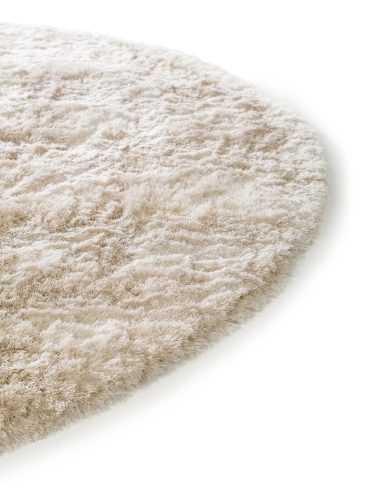 Shaggy rug Whisper Beige ø 160 cm round