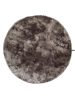 Shaggy rug Whisper Grey ø 80 cm round