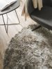 Shaggy rug Whisper Grey ø 80 cm round
