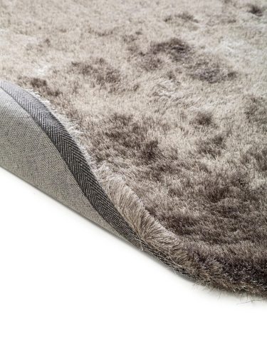Shaggy rug Whisper Grey ø 80 cm round