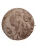 Shaggy rug Whisper Light Brown ø 200 cm round