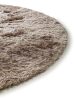 Shaggy rug Whisper Light Brown ø 200 cm round