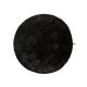 Shaggy szőnyeg Whisper Black o 200 cm kör alakú