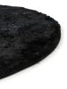 Shaggy rug Whisper Black ø 80 cm round