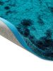 Shaggy rug Whisper Turquoise ø 200 cm round
