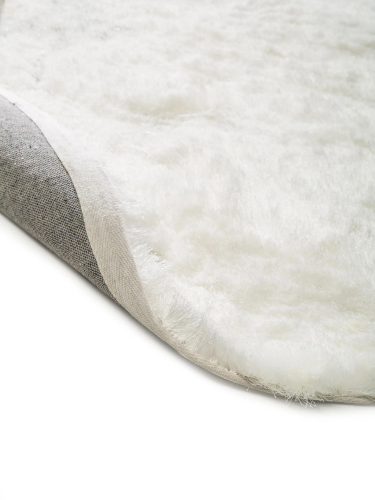 Shaggy rug Whisper White ø 200 cm round